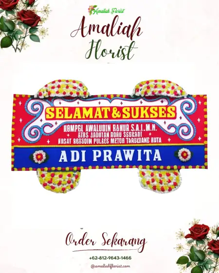 Papan Bunga Ucapan Selamat Mojogemi